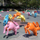 Illustration for article titled Bravia Ad Shoot Overwhelms NYC With Play Doh Bunnies